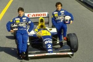 The somewhat surprising Williams line-up for the 1993 season
