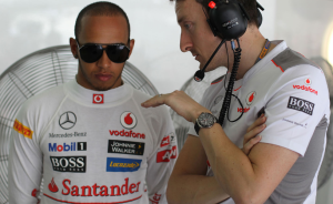 Lewis Hamilton and Paddy Lowe - soon to be reunited